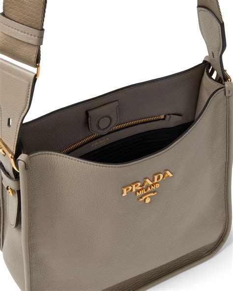 prada large leather handbag|prada leather hobo bag.